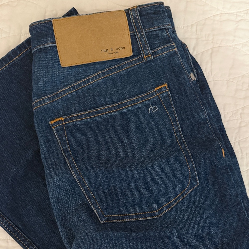 Rag & Bone Dark Blue Straight Jeans